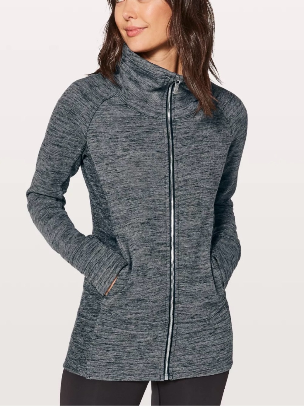 Lululemon Radiant Jacket II Heather gray size 6